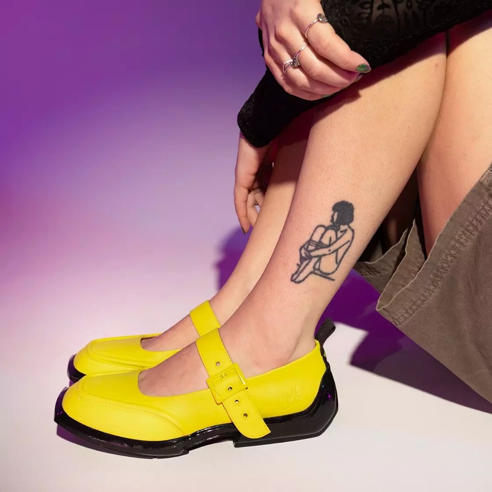 Yellow Fluevog “Tayler” Shoes - Picture 11 of 13